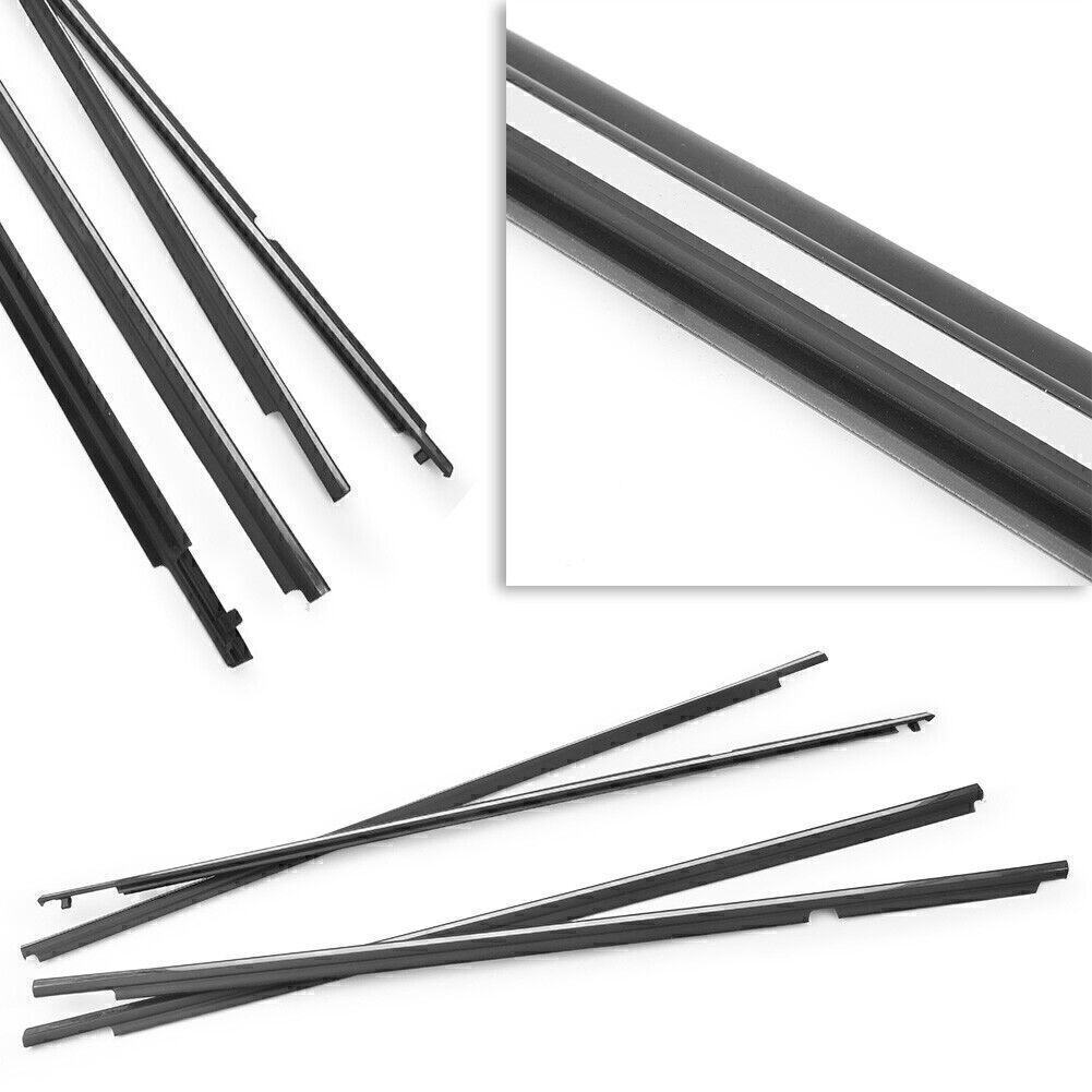Door Window Weatherstrip Molding Trim Belt for Toyota for Corolla 2009-2012 Chrome