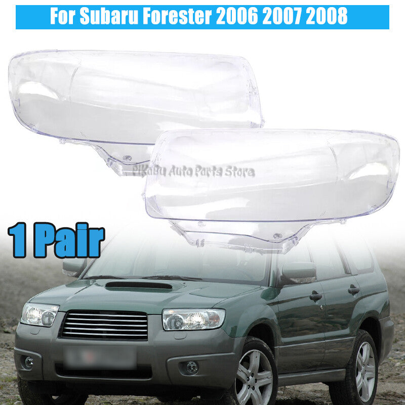 Left Right Headlight Len Cover Headlamp Mask for Subaru Forester 2006 2007 2008