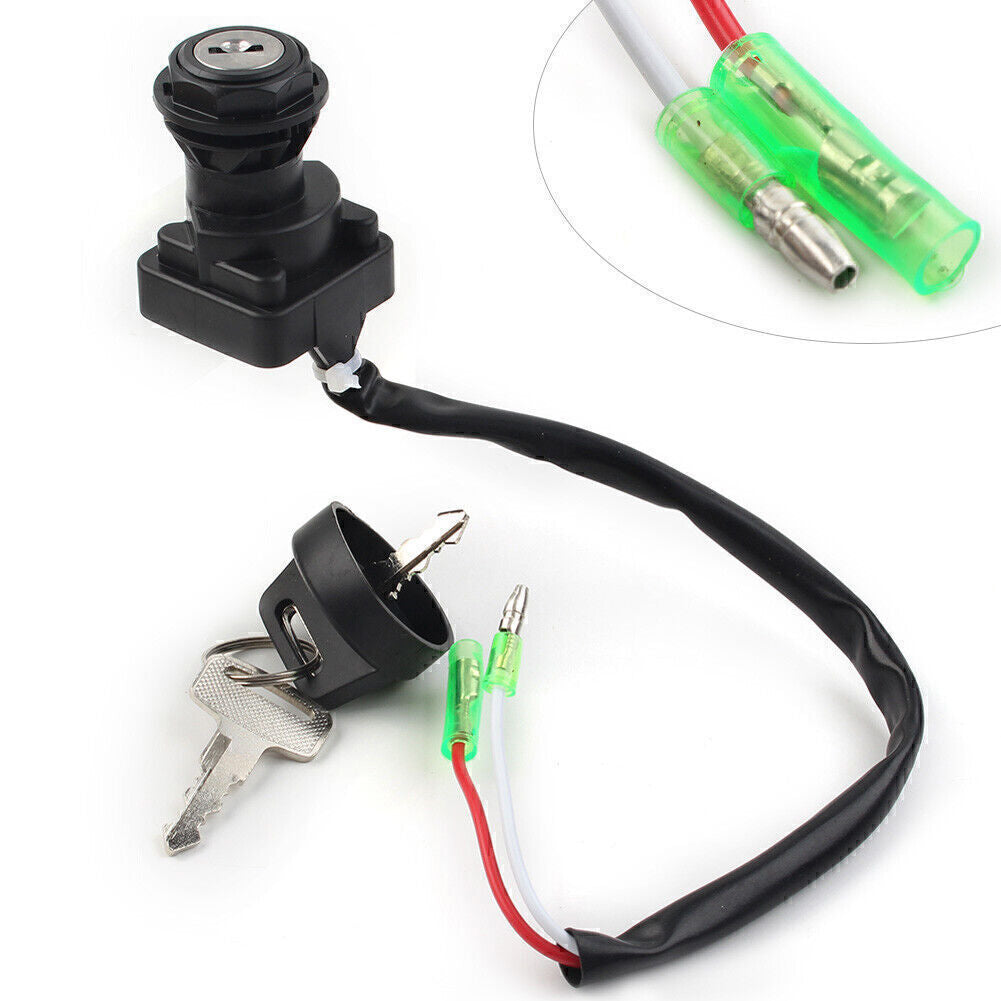 Ignition Switch With 2 Key for Kawasaki KLF250 Bayou 250 A1 2003 Atv 27005-1201 Q