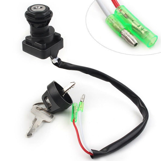 Ignition Switch With 2 Key for Kawasaki KLF250 Bayou 250 A1 2003 Atv 27005-1201 Q