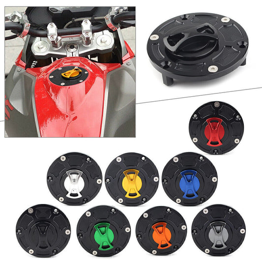 1x Black Red Gold Blue CNC Fuel Gas Tank Cap Cover Aluminum Fit for BMW G310R G310GS Q