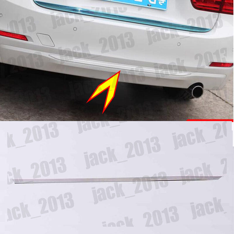 for BMW 3 Series 2013 2014 2015 Steel Car Rear Bumper Strip Protector Cover Trim