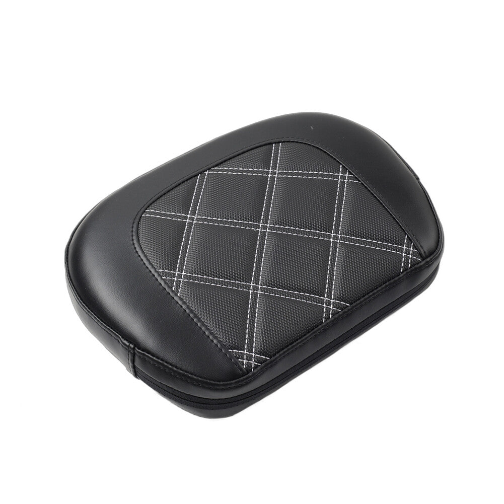 Passenger Sissy Bar Backrest Pad Kit Fit for Harley Road King FLHR Road Glide
