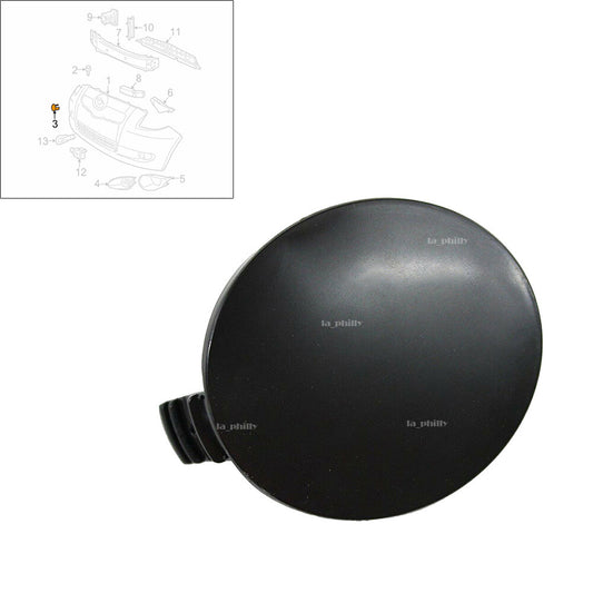 Front Bumper Tow Hook Eye Cap Cover for Toyota Yaris 2007-2016 52721-52906 Q