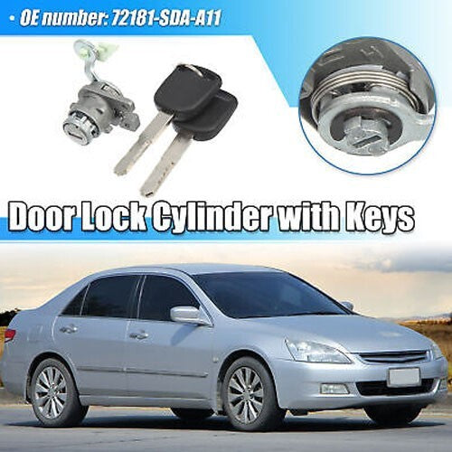 72181-SDA-A11 1-set drive side door lock cylinder kit for Honda Accord 03-07