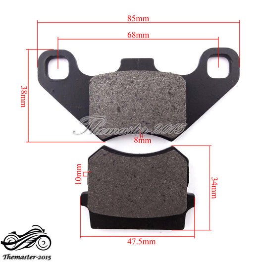 Disc Brake Pads Shoes For 50 90 110 125cc Kazuma Falcon ATV Roketa Sunl Taotao Q