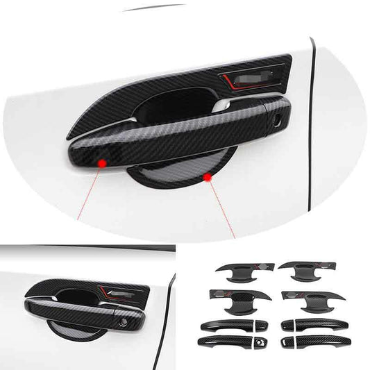 for Honda Accord 2018-2021 ABS Carbon Interior Door Handle Bowl Cover Trim B n