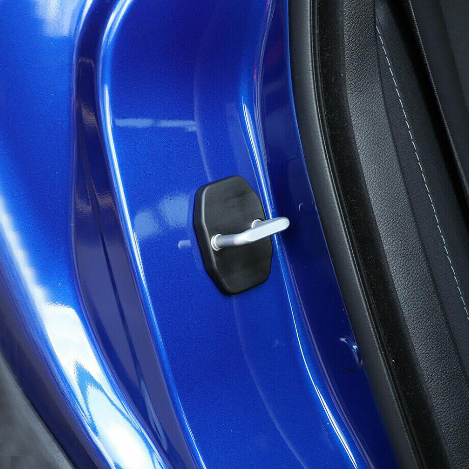 for Dodge Durango 11-24 Black 4P Car Door Lock Cover Protection Trim Accessories v