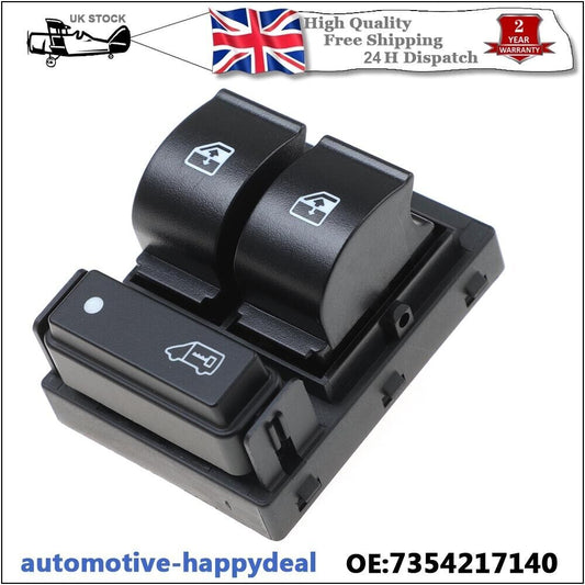 FRONT RIGHT ELECTRIC WINDOW SWITCH BUTTON for VAUXHALL COMBO MK3 2011>> ONWARDS
