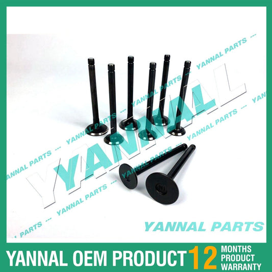 8 valves for Shibaura N844, N844T, N844L, and N844LT engines -