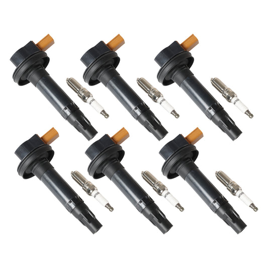 6 Ignition Coil  Spark Plug Pack for Ford Police F-150 Transit Ecoboost 3.5L V6