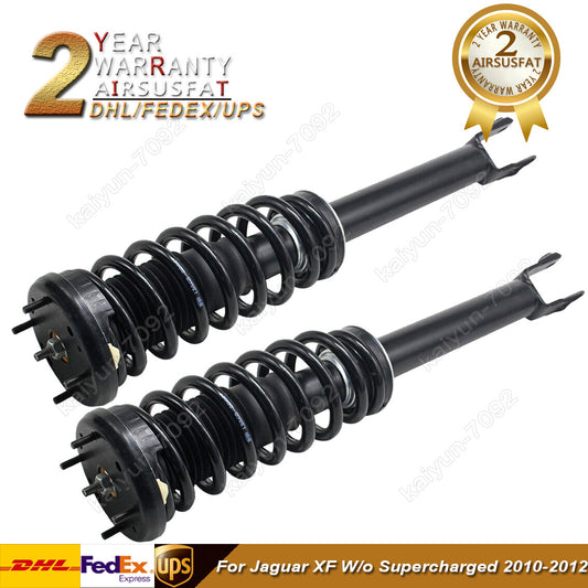 Pair for Jaguar XF W/o Supercharged 2010-2012 Front Air Suspension Shock Struts