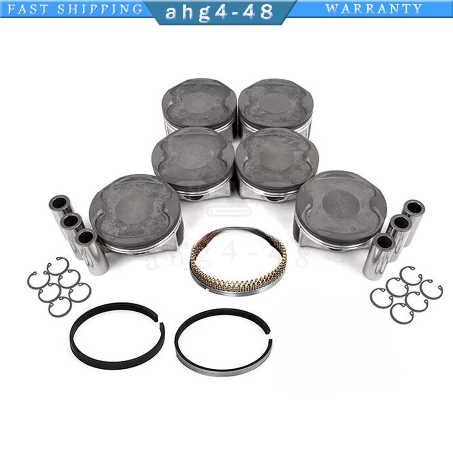 6-piece 2GRFE engine piston kit suitable for 2005-2015 for Avalon , for Camry , RAV4, and for Lexus 3.5L.