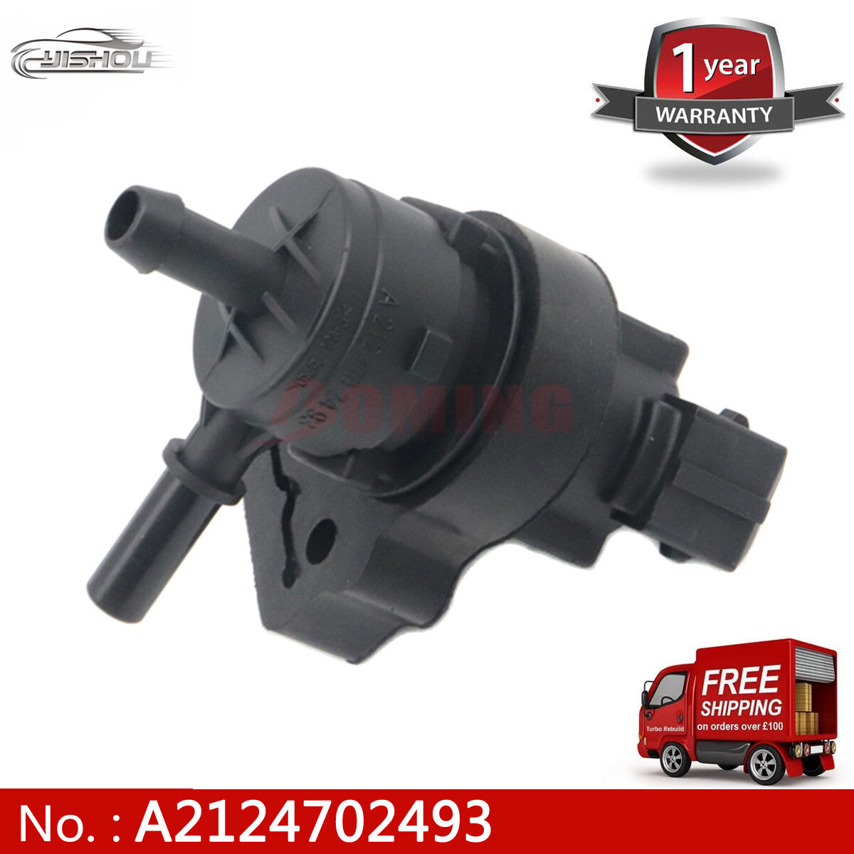 2124702493 Steam purification solenoid valve is suitable for Mercedes-Benz 06-13 ML350 3.5L-V6 R350