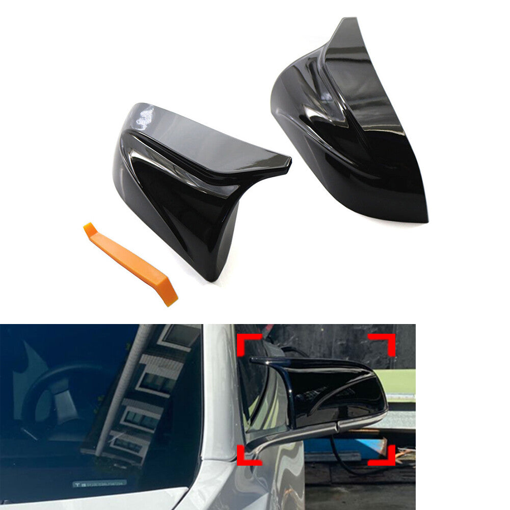 Pair Rear view mirror cover trim for Tesla Model 3 2017-2020 2019 2018