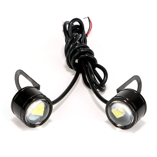 Motorcycle Headlight Daytime Blue Light Driving Fog Handlebar Spotlight LED Lamp