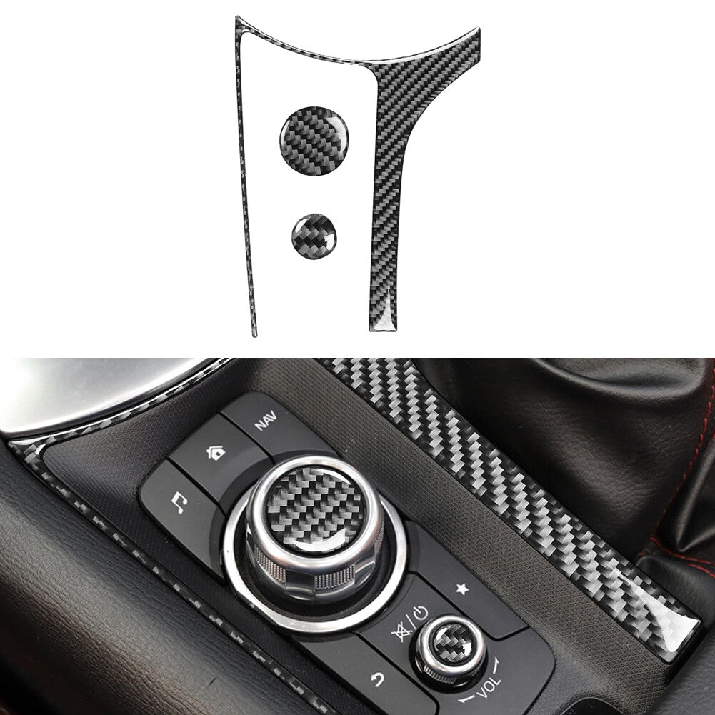 Carbon Fiber Right Side of Steering Wheel Cover Trim for Cayenne 2003-10 v