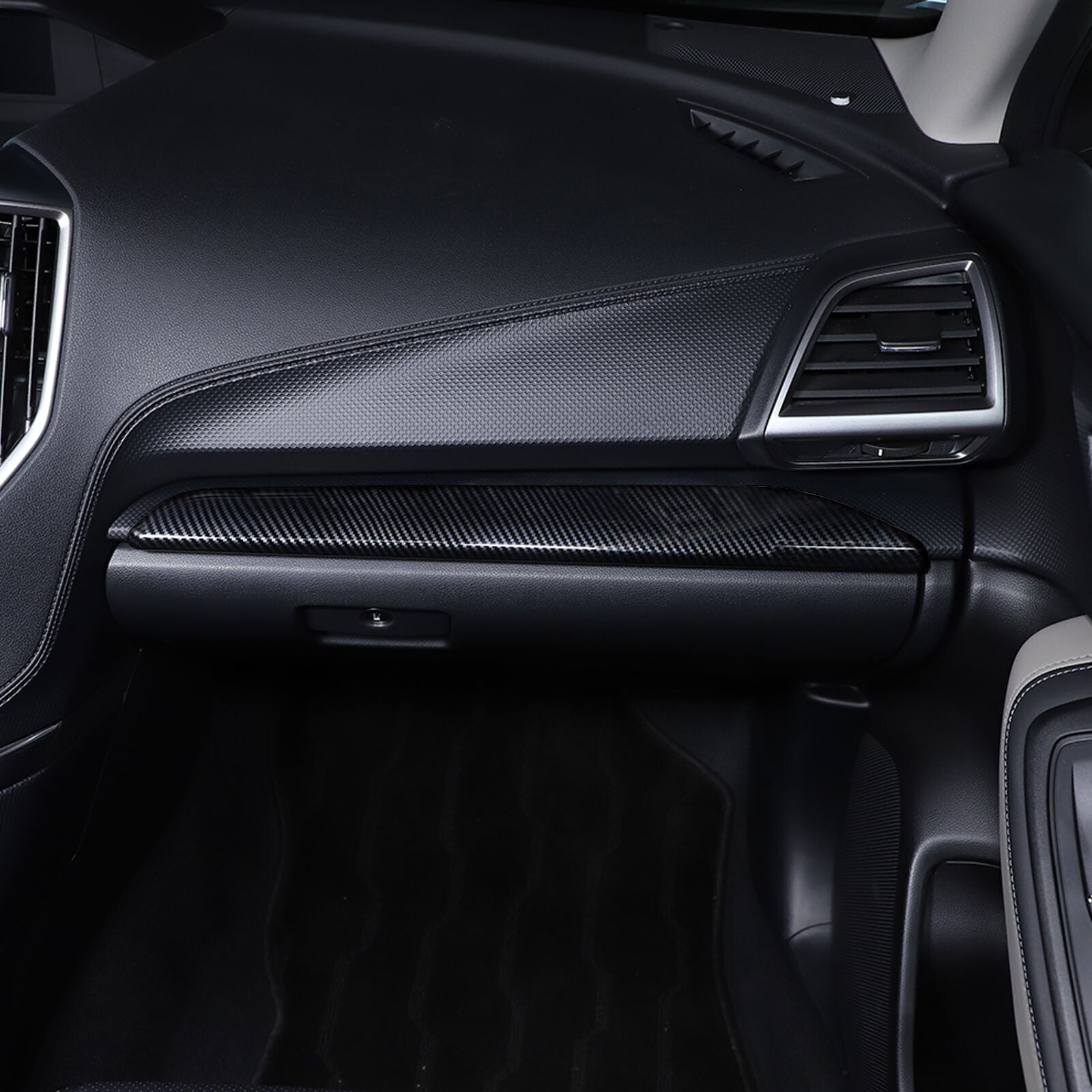 ABS carbon fiber interior control dashboard cover for Subaru Forester 2019 - 2024 - n