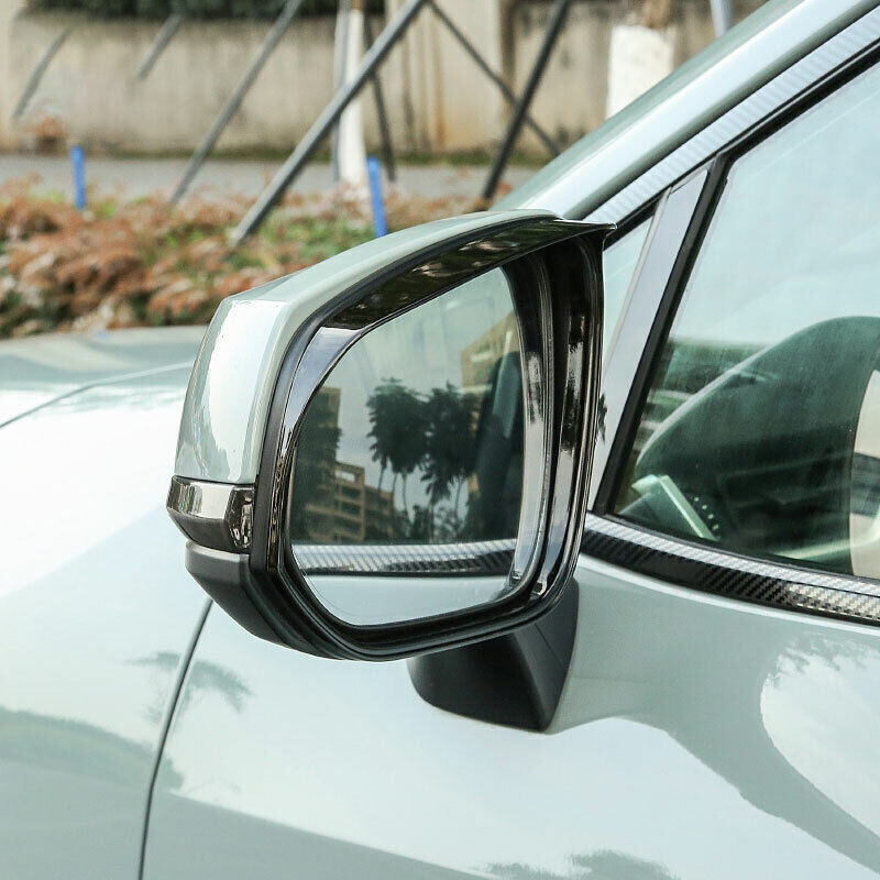 Gloss Black Exterior Rear View Side Mirror Frame Trim for Toyota RAV4 2019-2024