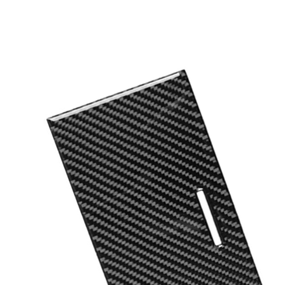Carbon Fiber Interior Center Cupholder Panel Cover Trim for Acura TSX 2009-2014