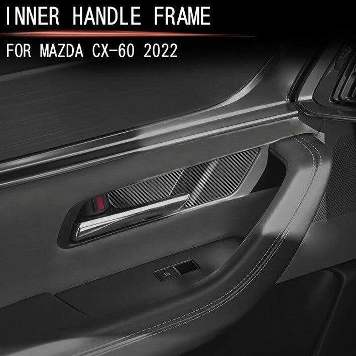 for Mazda CX60 2023 Auto Accessories Inner Door Handle Bowl Switch Cover Trims