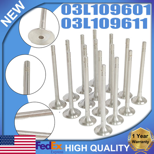 Intake and exhaust valves suitable for Audi A6, Q5, TT, and CC 2.0T #03L109601 #03L109611- n
