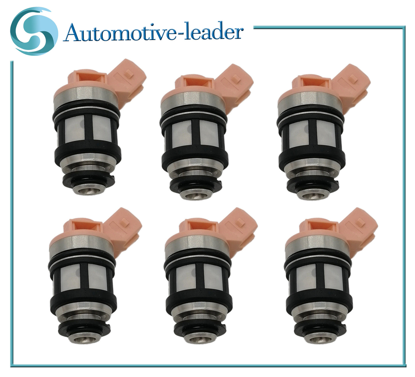 JS20-1 16600-88G10 6X Fuel Injectors for Nissan D21 Pickup Pathfinder Quest 3.0L