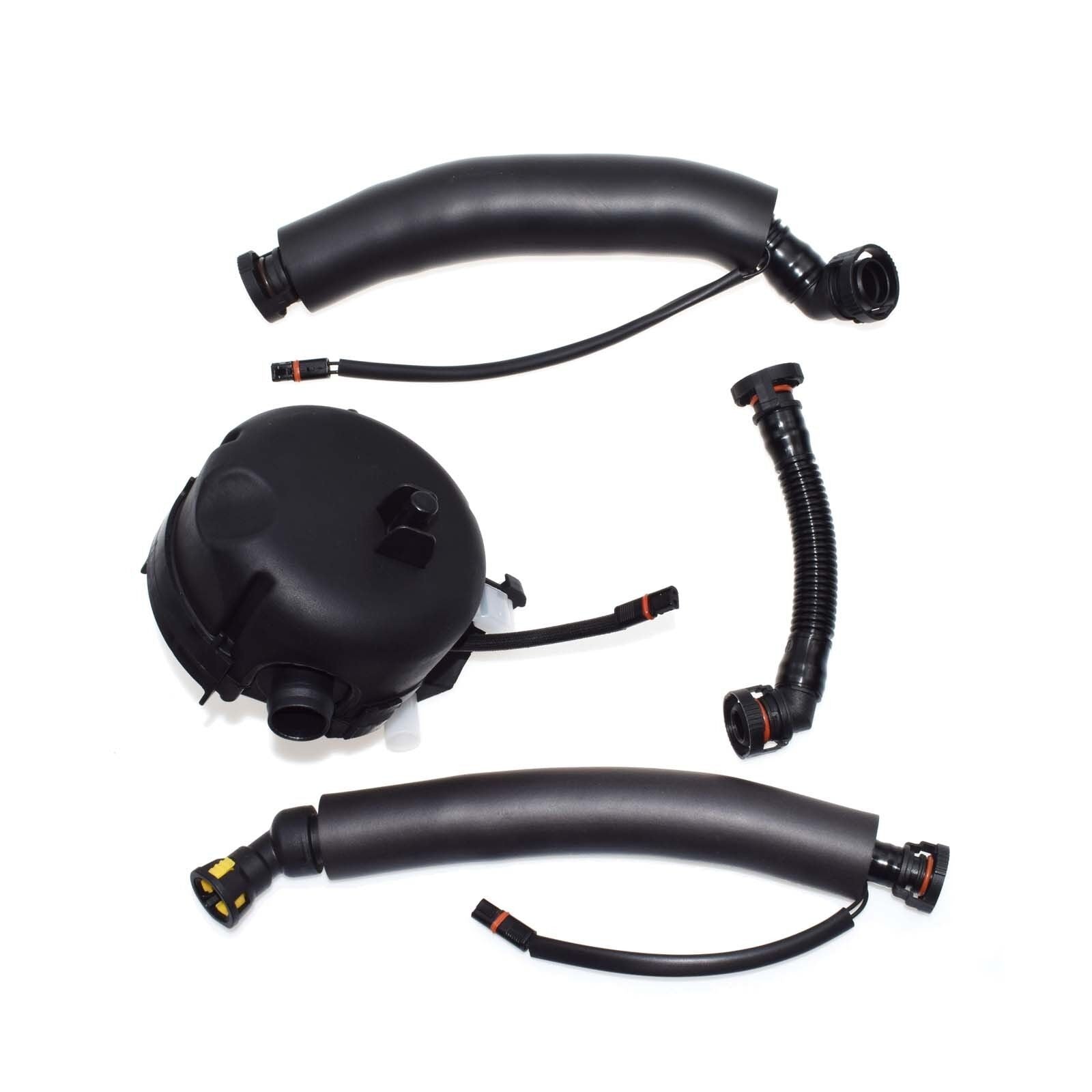 for BMW 5 Series E61 CRANK CASE VALVE OIL SEPARATOR ENGINE BREATHER KIT Set NEW