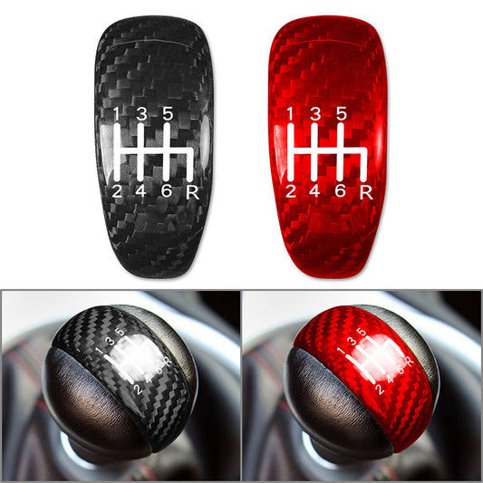 Carbon Fiber Center Console Gear Gear Shift Knob Cover Trim for Nissan 370Z Q