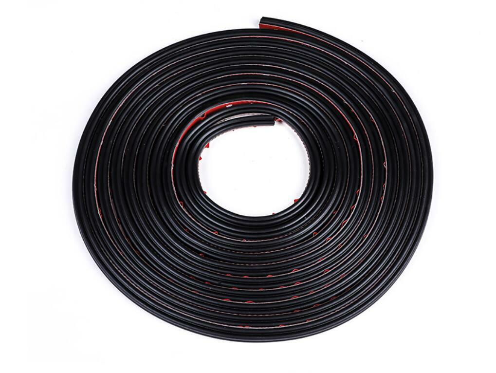 5M Car Door Rubber Seal Trunk Hood Sealing Strip EPDM Noise Weather Strips