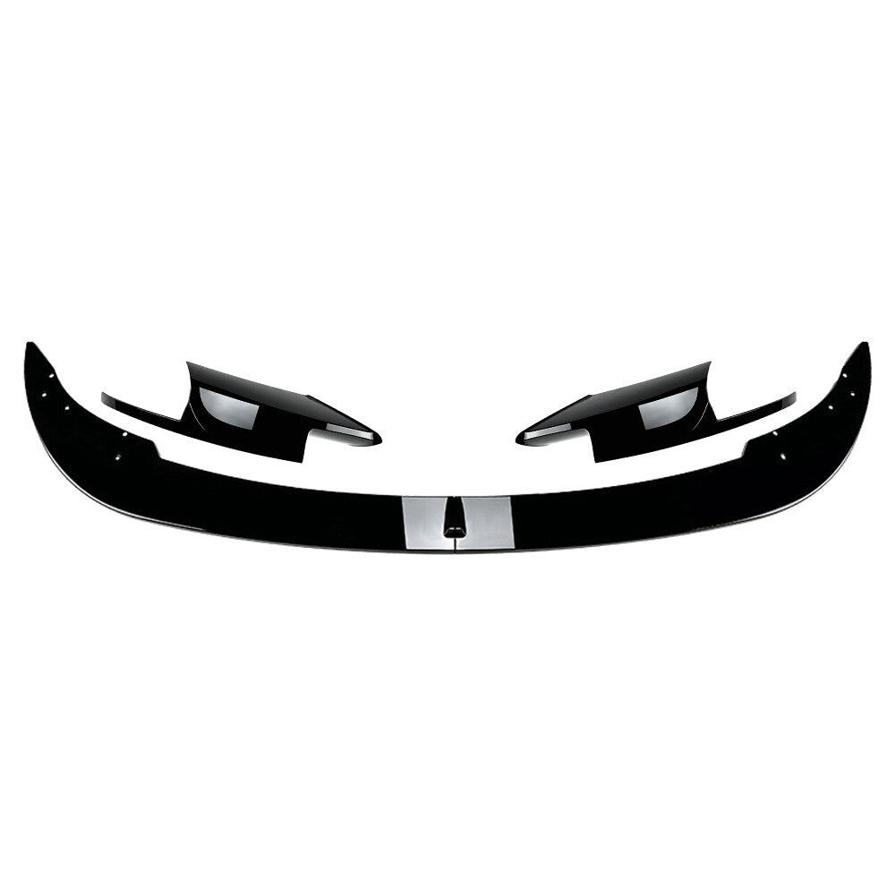 Front Bumper Lip + Side Corner Splitter for BMW 5 Series F10 F11 M5 2011-2017 16