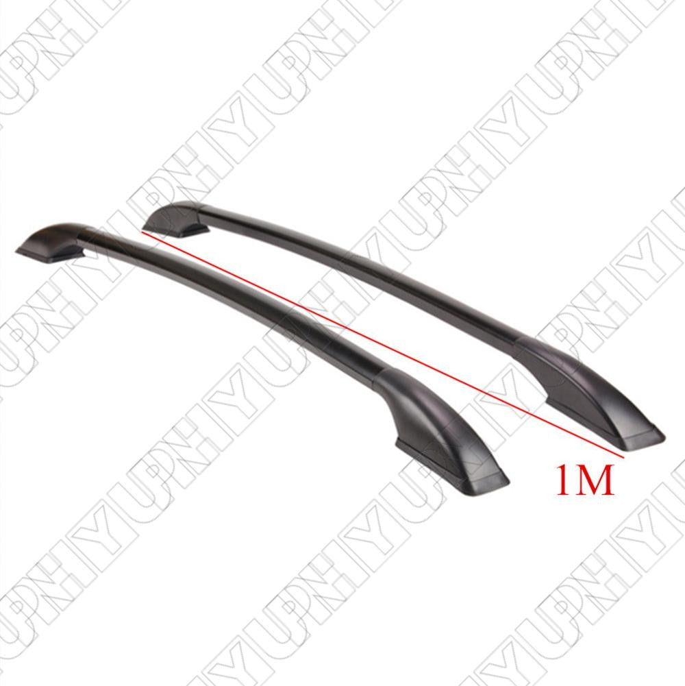 1M Long Luggage Rack Refit Special Luggage Rack Aluminum Alloy Side Bars Rails Q