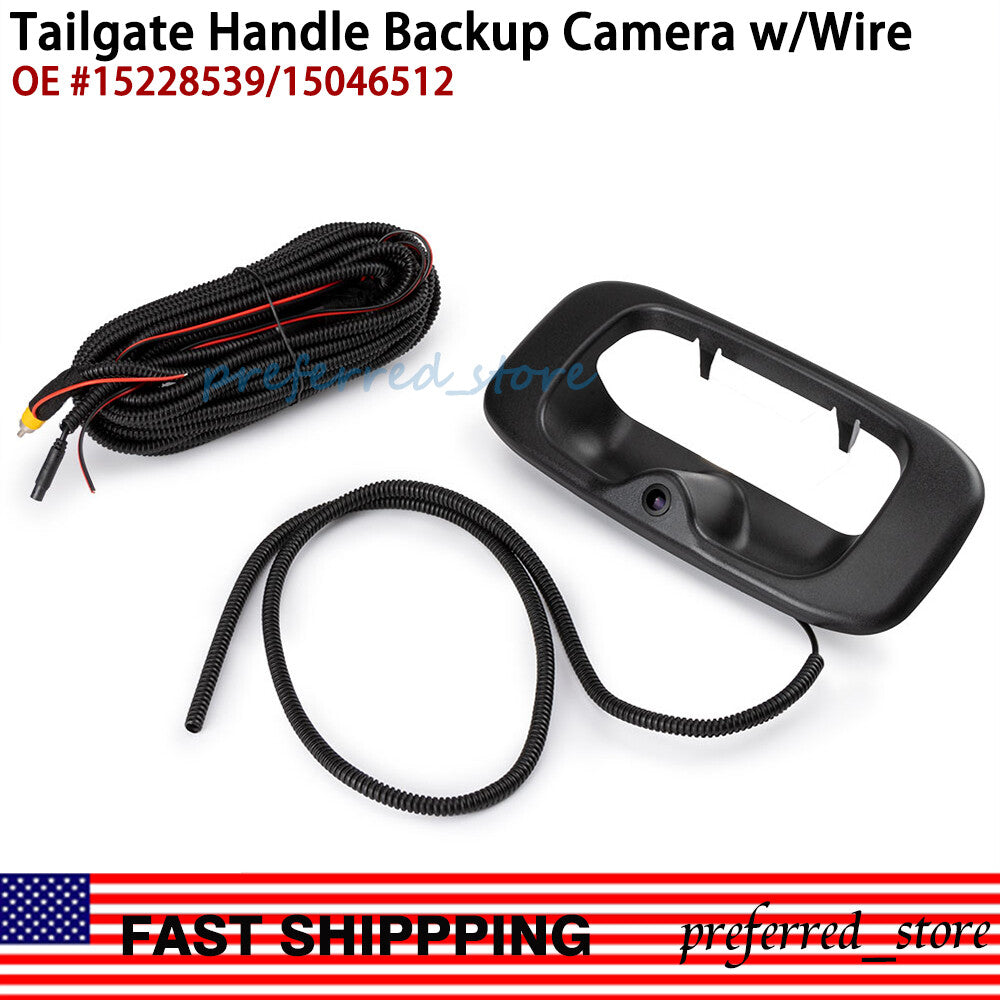 Rear Tailgate Handle Backup Camera 15228539 for Chevy Silverado for GMC for Sierra 99-06 Q