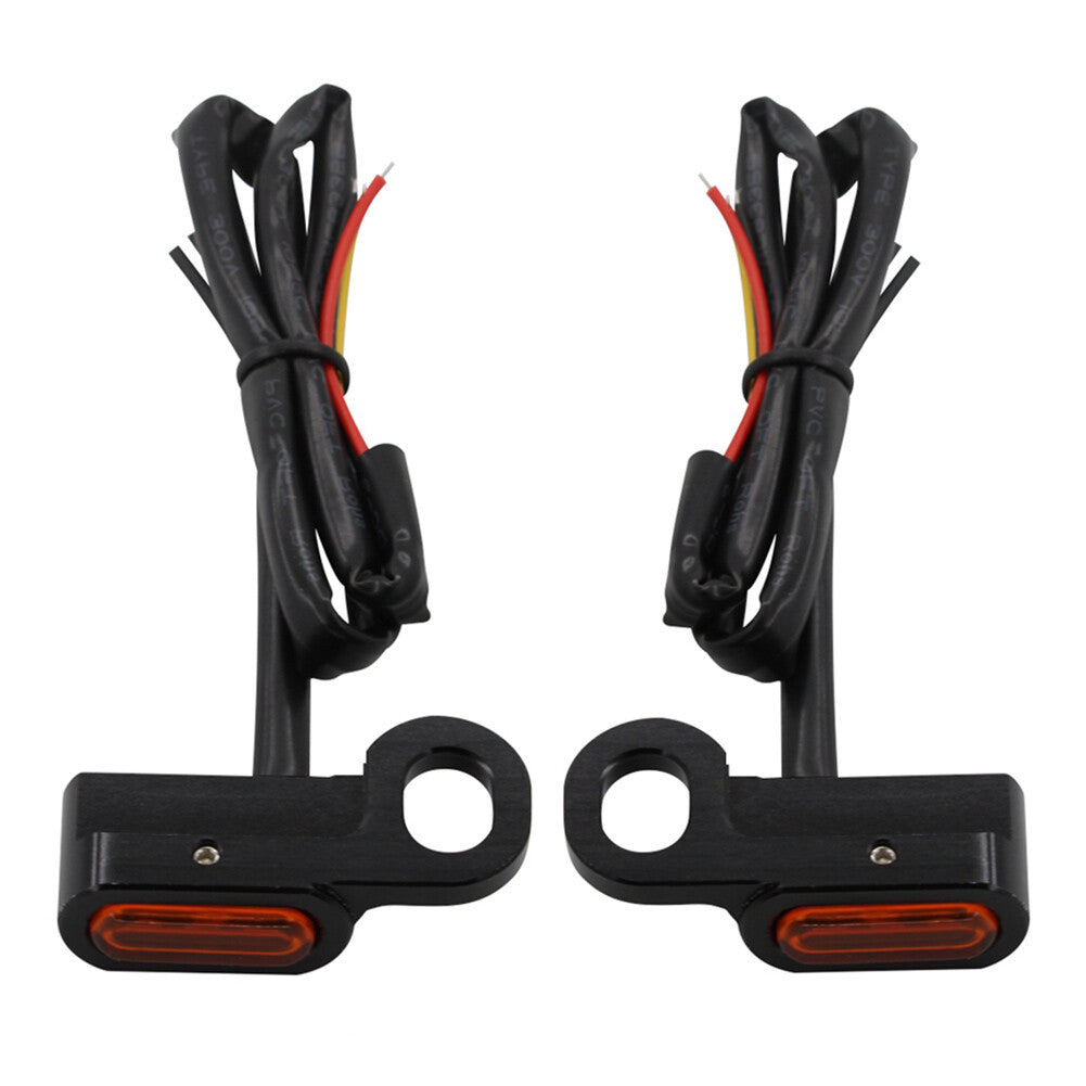 Black Universal for Mini LED Front Turn Signal Light Run Indicator Lamp for BMW R18 Q