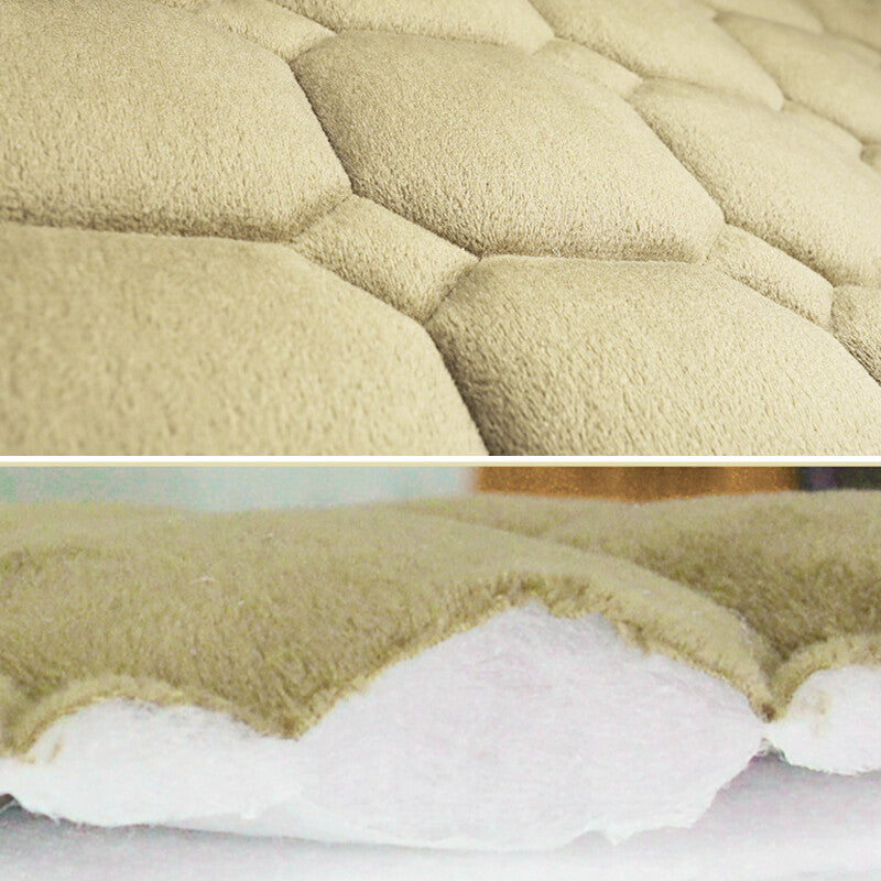 1-pack plush universal car SUV driver for seat cover cushion warm for winter - n
