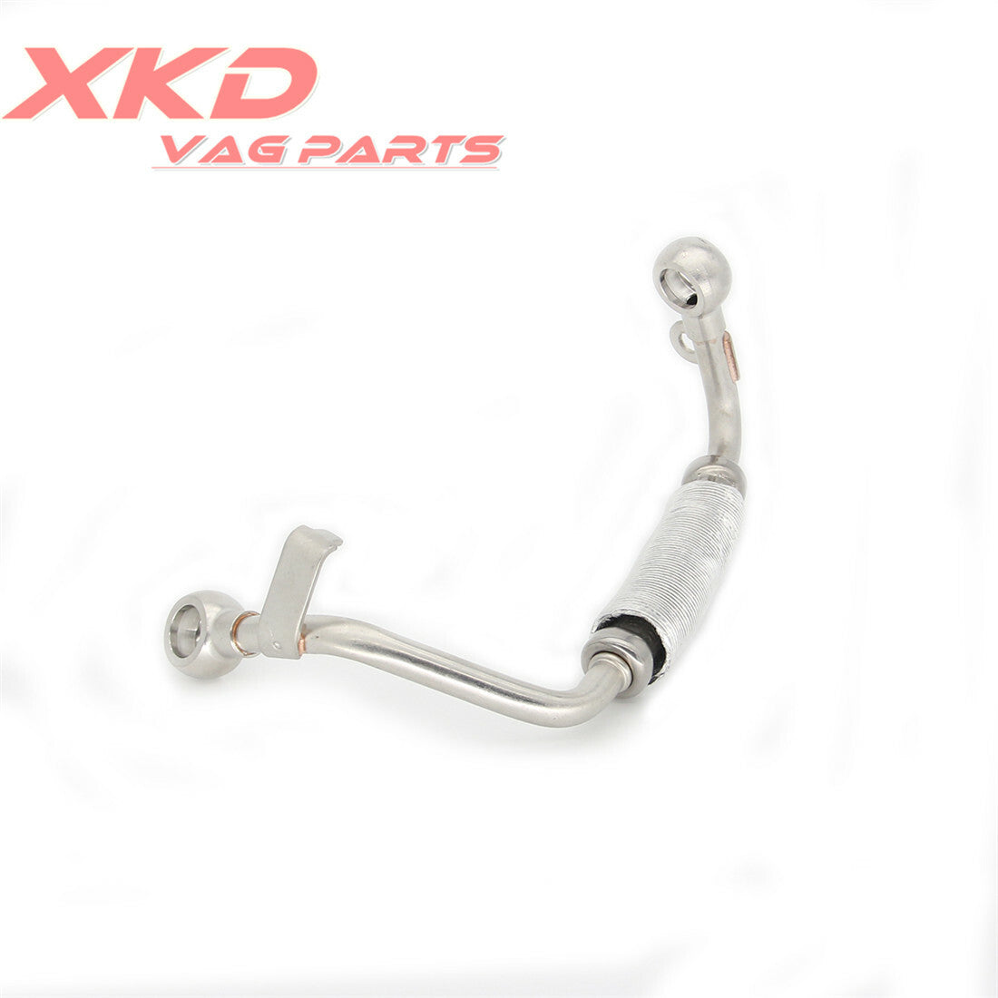 2Pcs Coolant Pipe Exhaust Gas Turbocharger Fit for VW for Passat for AUDI A3 06J121492E