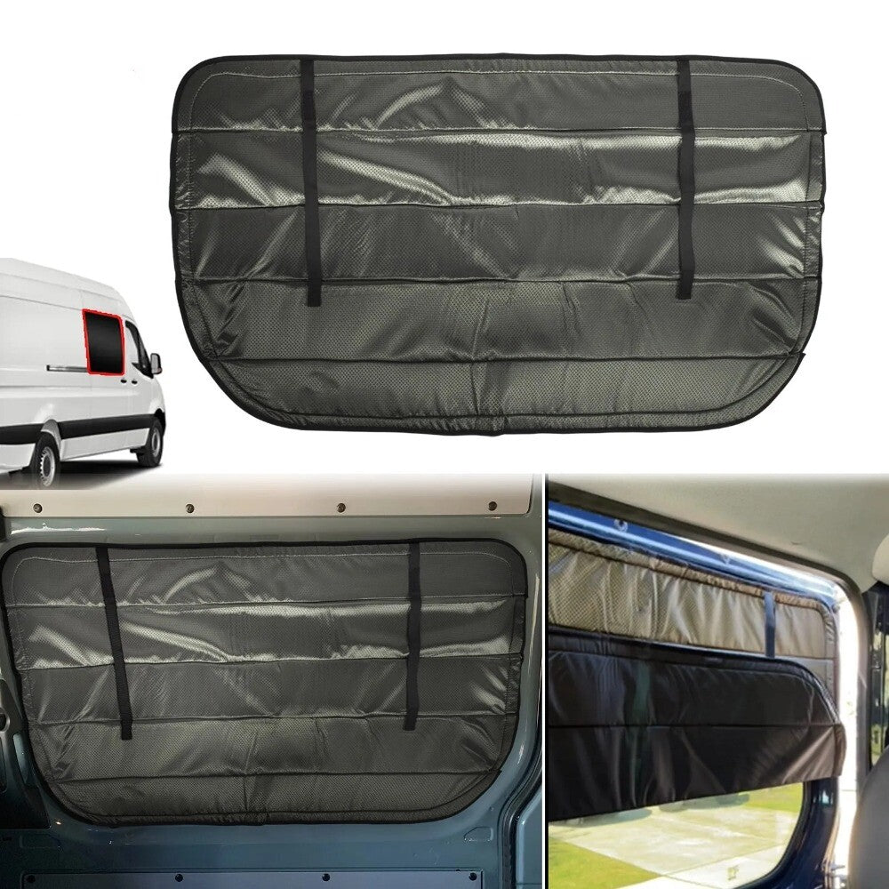 1x For 2007-2023 Sprinter Van Insulated Sliding Door Window Cover n