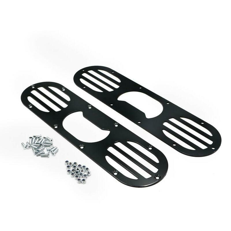 Suitable for GM black 2-piece racing rear bumper racing air transfer diffuser panel - n