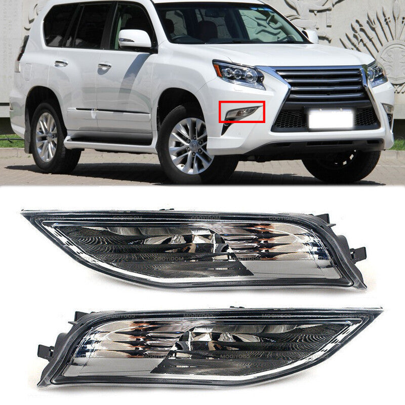 1Pair for Lexus gx460 gx400 2014-2020 Front bumper Turn Signal lamp fog lamp v
