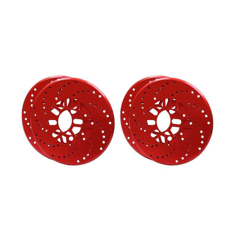 Car wheel brake disc cover decorative rotor cross-drill aluminum 7.4 cm / 2.9- n