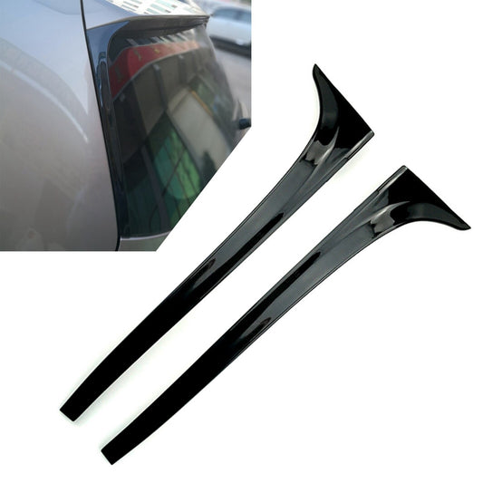 for VW for Golf 7 7.5 MK7 MK7.5 2014-2018 Rear Window Side Spoiler Wing Cover Black Q