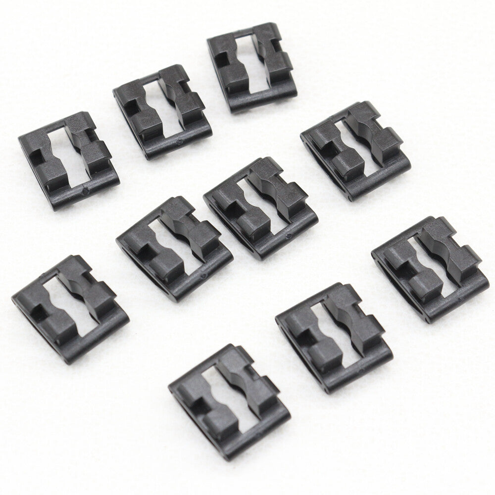 10-pack BF82-50-233 anti-collision cover fixing clips, 18mm x 10mm, suitable for Mazda and for Nissan .