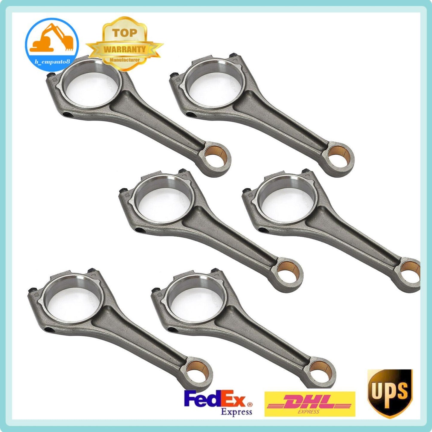 Engine Connecting Rod w/AJ126 for Jaguar for Land Rover for Range Rover 3.0L V6 6X