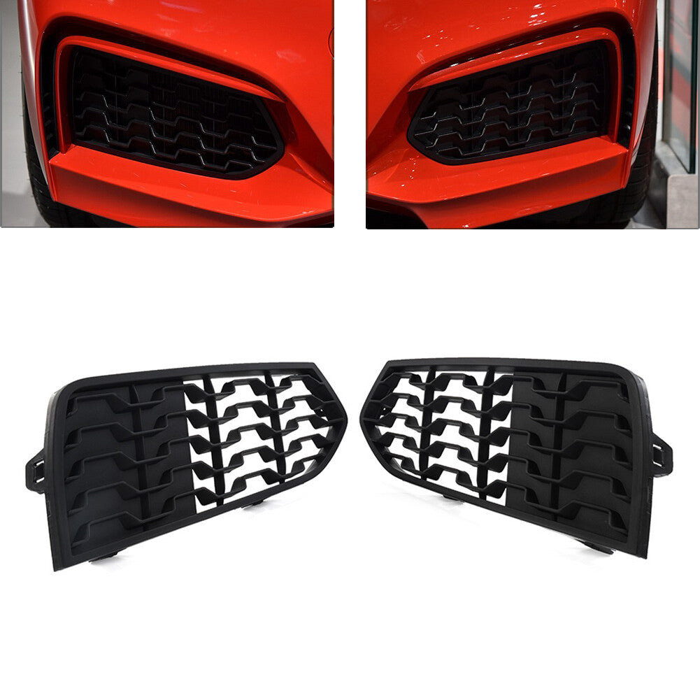 Front Bumper Fog Light Lamp Grille Without Hole for BMW 2 Series F22 F23 M Sport