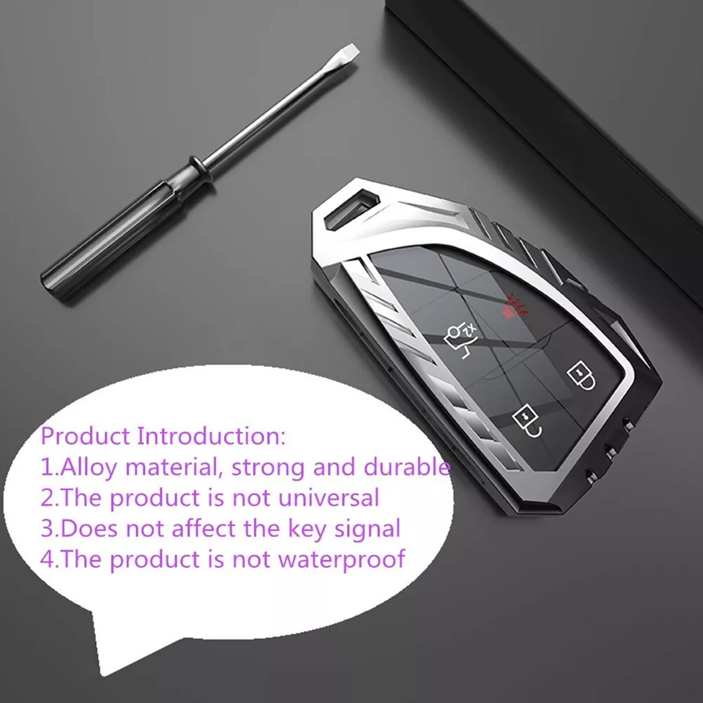 Suitable for 2021-2023 for Buick for GMC for Chevrolet accessories 3 & 6 keychain protective cover conversion case Q