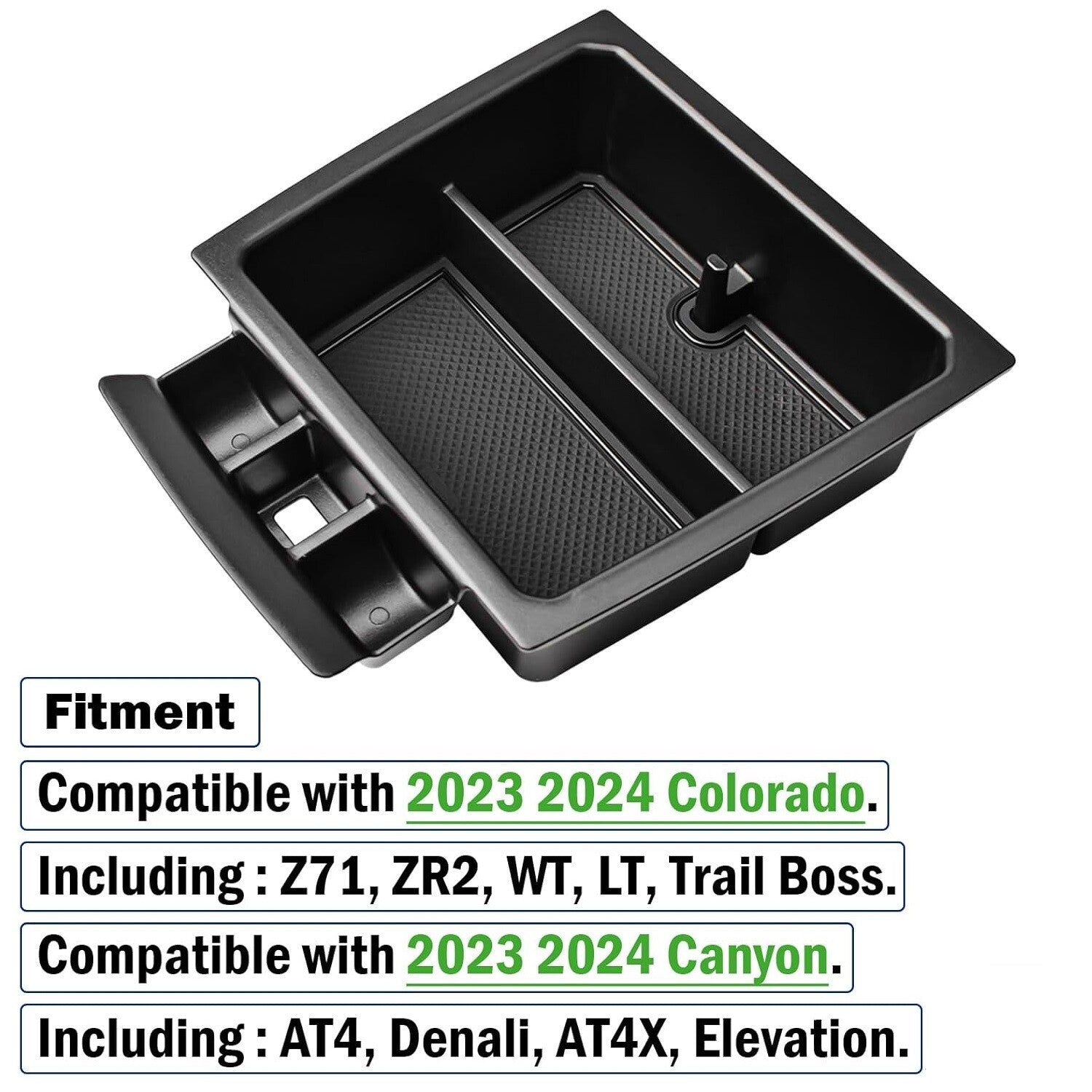 Suitable for 2023-2024 for GMC for Canyon cab console armrest storage box storage accessories. n
