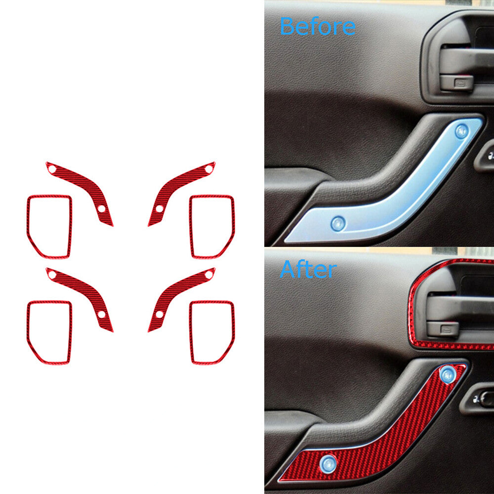 Car Light Control Panel Trim Stickers Carbon Fiber for Audi A4 S4 2005-2008 v