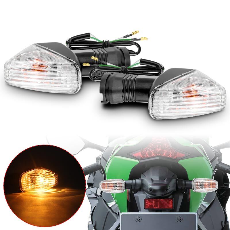 Front Rear Turn Signal Light Indicator Lamp for KAWASAKI ZX-6R KLR650 250R
