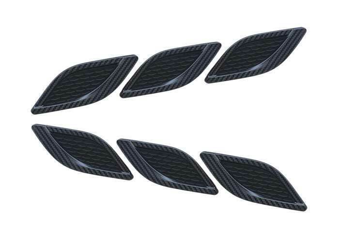 6P Fender Side Air Outlet Carbon Fiber Cover Trim for Ford Mondeo Fusion 13-2022