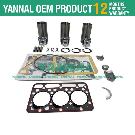 The D1503 overhaul and rebuild kit is suitable for engines, KX91-3, R420, L2900, and L3000 tractors.
